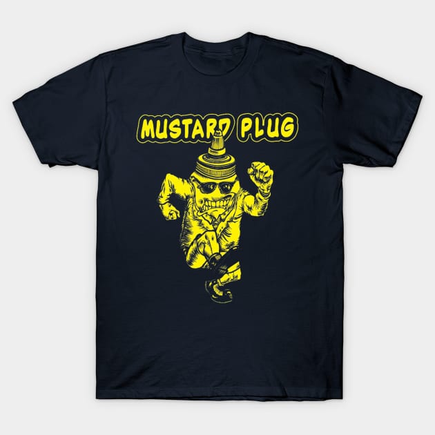 mustard plug rude T-Shirt by PrettyNeat Patterns